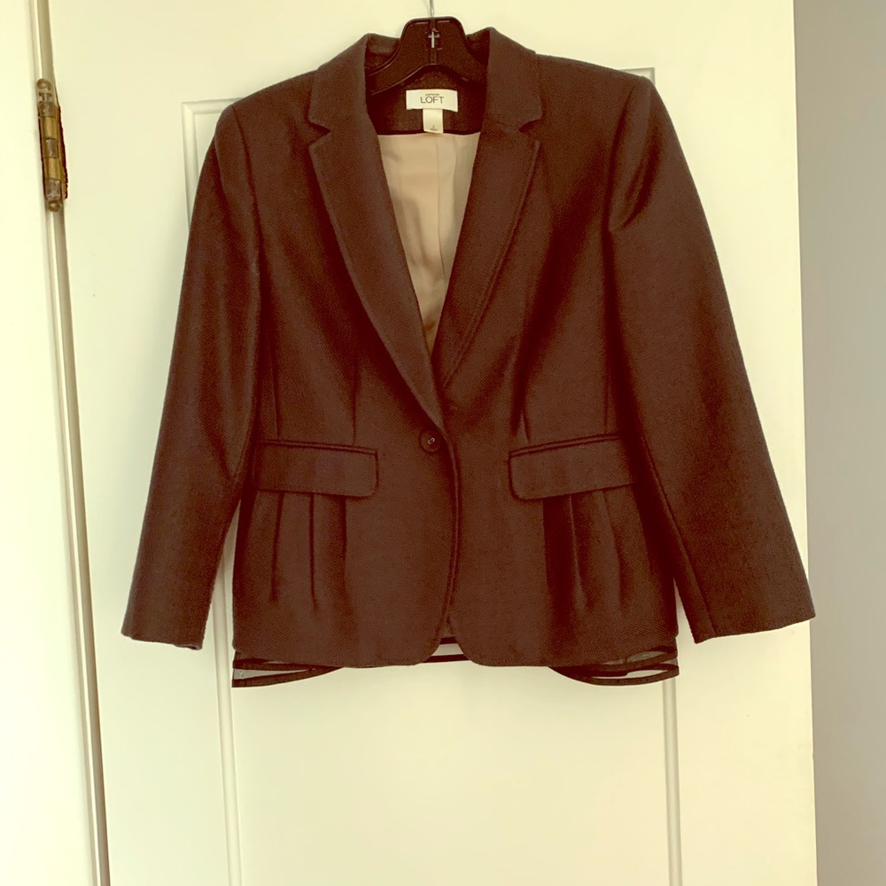Great warm weather Loft blazer with tulle accent